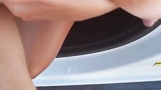 REAL RISKY PARKING LOT BLOWJOB