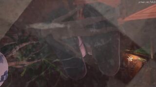 Dimitrescu Trampling Tiny Man while He Cum ! [Animation]