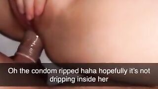 I fuck my best friends wife over Netflix and Chill - Snapchat Cuckold