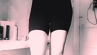 Let's pull these gym clothes off for bath time