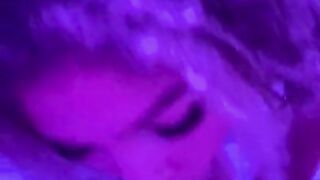 EATING THE HOT INFLUENCER WITH ANAL PLUG WHILE SHE DRINKS ALL MY MILK