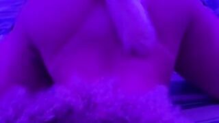 EATING THE HOT INFLUENCER WITH ANAL PLUG WHILE SHE DRINKS ALL MY MILK