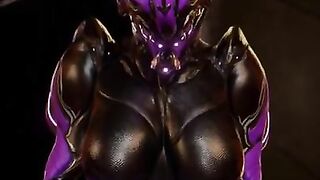 Niki Valkyr Warframe POV Riding 3D Animation