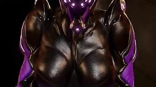Niki Valkyr Warframe POV Riding 3D Animation