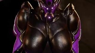 Niki Valkyr Warframe POV Riding 3D Animation