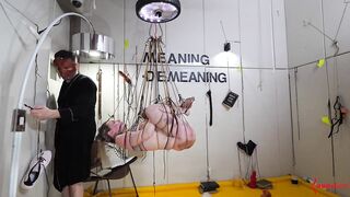 Ass fucked BDSM babe in anal domination