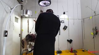 Ass fucked BDSM babe in anal domination