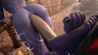 Metroid Samus aran pussy destroyed by predator