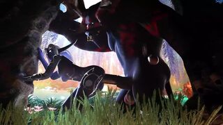 Metroid Samus aran pussy destroyed by predator
