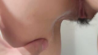 【個人撮影】玄関で後ろから生挿入…許可してないのに中出しされちゃいました