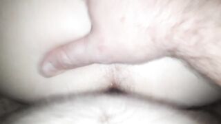 A quick creampie after she squirted on the fuck machine