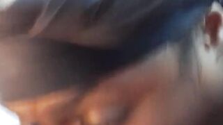 Creeddaking sloppy car blowjob