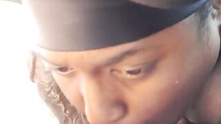Creeddaking sloppy car blowjob