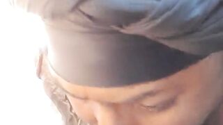 Creeddaking sloppy car blowjob
