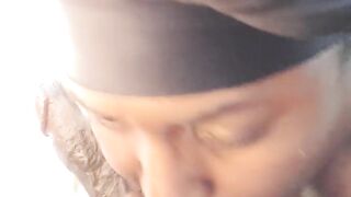 Creeddaking sloppy car blowjob