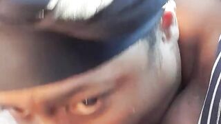 Creeddaking sloppy car blowjob
