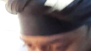 Creeddaking sloppy car blowjob