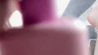 Close up in front of the mirror