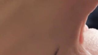 Close up in front of the mirror