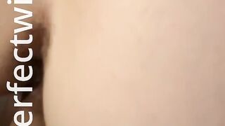 Impregnating MILF doggy style with creampie and pussy fart ending