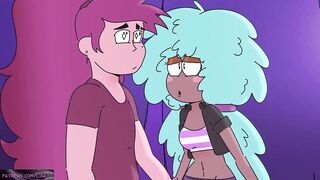 Horny Girl fucks a Teen Guy - Cartoon Sexy Animated Porn