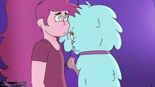Horny Girl fucks a Teen Guy - Cartoon Sexy Animated Porn