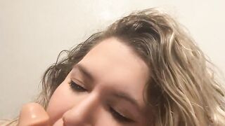 When you want to give head but don’t have a real cock. You suffice for a toy