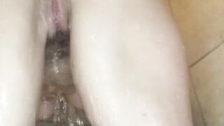 Touching myself in the shower