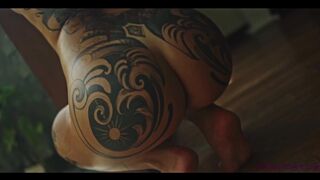 SANKTOR - TATTOOED BABE WITH HUGE BUTT MASTURBATES