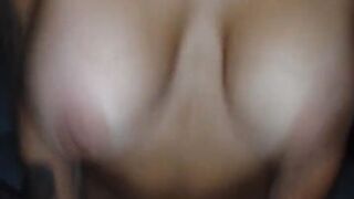 WHAT A RIDE!!! look ad this awesone huge tits girl riding my big cock!