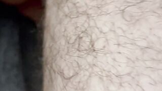 Quickie fuck with a toy. Orgasm and huge cumshot.