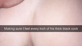 Cheating 18 year old Russian girl Snapchats her Boyfriend during Creampie Cheating with Older Man