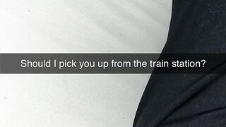 Cheating girl fucks guy on first tinder date and snaps bf on Snapchat