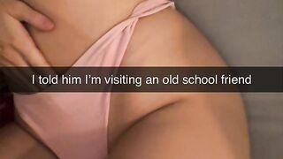 Cheating girl fucks guy on first tinder date and snaps bf on Snapchat