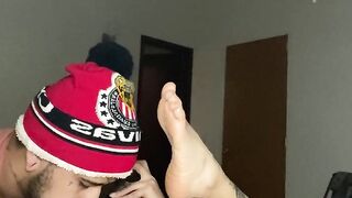My neighbor is horny, has a great orgasm