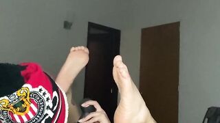My neighbor is horny, has a great orgasm