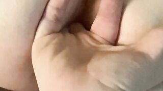 PROSTATE MASSAGE TURNS INTO A 4 FINGER FUCK AND SODOMY WITH A RUBBER COCK