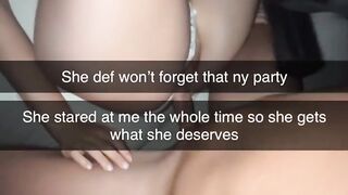 College girl from alabama cheats after new year´s party on snapchat