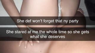 College girl from alabama cheats after new year´s party on snapchat