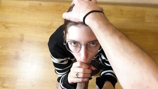 My boyfriend fucked me in mouth and cum inside