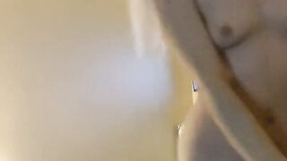 Petite blonde getting undressed