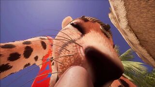 Cute furry cheeta girlfriend - pov fucking