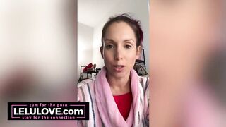 Big tits babe closeup pussy spreads femdom findom cuckold JOI, makeup & date night sex - Lelu Love