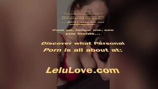 Big tits babe closeup pussy spreads femdom findom cuckold JOI, makeup & date night sex - Lelu Love