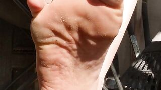 Sexy Outdoor Foot Worship Fetish