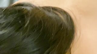 Asian girl gives BWC bomb head