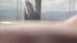 Touching Myself Big City Window After Shower