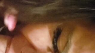 Wife gets fucked hard with my cock in her mouth