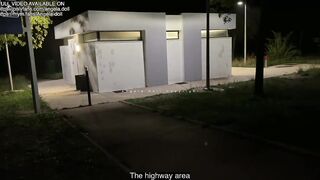 Angela Doll - I get my pussy filled on a highway rest area after sucking him while driving