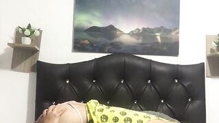 fucking in missionary position and scissors in my bedroom with a stranger